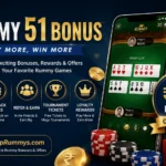 Rummy 51 Bonus promotion featuring online rummy rewards, welcome bonus offers, cashback rewards, and tournament benefits for players.