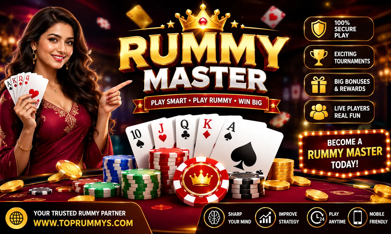 Rummy Master Guide 2026 with online rummy winning strategies, expert tips, and gameplay techniques